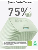 (OUTLET) Anker Nano USB-C Duvar Şarj Cihazı (30W) iPhone & Android ile Uyumlu Type-C Hızlı Şarj Adaptörü - A2337 - Yeşil - (Anker Türkiye Garantili) - 2