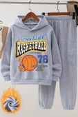 Basketball Baskılı Çocuk Rahat Eşofman Takımı thumbnail 1