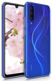 Xiaomi Mi 9 Lite Kılıf Şeffaf Hibrit Silikon Esnek Tam Koruma - 1