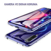 Xiaomi Mi 9 Lite Kılıf Şeffaf Hibrit Silikon Esnek Tam Koruma - 5