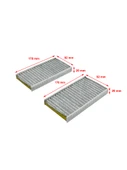 Wunder Dodge Chrysler Nitro 2008-2011 Karbonlu Polen Filtresi - 2