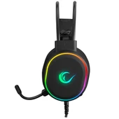 Rampage ROGUE Siyah USB RGB Ledli Gaming Esnek Mikrofonlu Oyuncu Kulaklık - 3