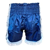 DragonDo MT3020 Apache Muaythai Şortu Lacivert Püsküllü Nakışlı Muay Thai Şortu - 4