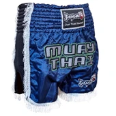 DragonDo MT3020 Apache Muaythai Şortu Lacivert Püsküllü Nakışlı Muay Thai Şortu - 2