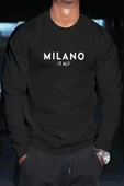 Milano Baskılı Oversize Sweatshirt thumbnail 3