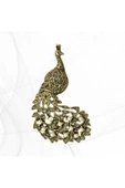 Tavuskuşu Motif Broş - 6