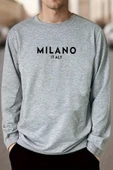 Milano Baskılı Oversize Sweatshirt thumbnail 1