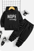 Çocuk Nope Baskılı Eşofman Takımı thumbnail 9