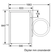 Profilo CMN12190TR 1200 Devir 9 KG Çamaşır Makinesi - 7