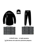 Çocuk Sleep Panda Baskılı Eşofman Takımı - 9