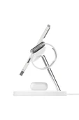 Belkin BoostCharge PRO Qi2 15W 3in1 MagSafe Şarj Standı WIZ009vfWH-V2 - 8