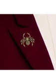 Inci Işlemeli Örümcek Motif Broş - 2