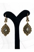 Kristal Taşlı Sallantılı Küpe - 7