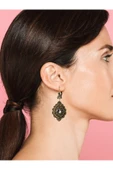 Kristal Taşlı Sallantılı Küpe - 6