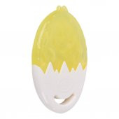 Zuzu Toys Sulu Kırık Yumurta Temalı Diş Kaşıyıcı - Sarı - 4