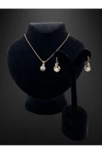 Elmas Kesim Zirkon Taşlı Set - 4