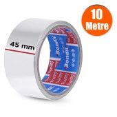 Alüminyum Folyo Bant 45 mm x 10 Metre Yanmaz Soba Borusu Bandı - 2