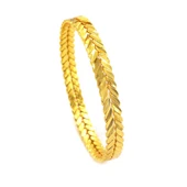 İmitasyon Başak Burma Bilezik Altın Kaplama BLZ-3096 - 1