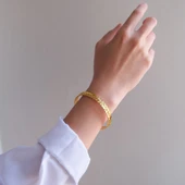 İmitasyon Başak Burma Bilezik Altın Kaplama BLZ-3096 - 2