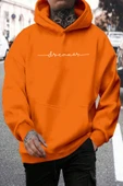 Dreamer Baskılı Oversize Sweatshirt - 1