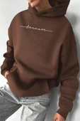 Dreamer Baskılı Oversize Sweatshirt - 7