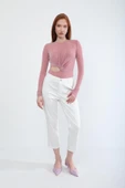 Kadın Likralı Esnek Slim Fit Pantolon - 2