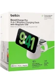 Belkin BoostCharge Pro Kablosuz 2'si 1 arada MagSafe (15 W) Şarj İstasyonu WIZ020vfH37 - 2
