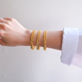 İmitasyon Başak Burma Bilezik 3 Adet BSET-100 - 2