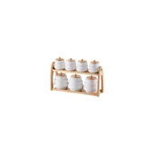 EMSAN HONEY STANDLI  BAHARAT TAKI, BEYAZ 7Lİ - 1