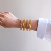 İmitasyon Başak Burma Bilezik 4 Adet BSET-101 - 2