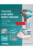 Total Li-ion Akülü Darbeli Vidalama ve Somun Sıkma Kömürsüz Motor 285 Nm Yüksek Tork Tırlı2028 - 1