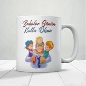 Babalar Günün Kutlu Olsun Baskılı Babalar Günü Kupa Bardak Kahve Kupa Bardak - 1
