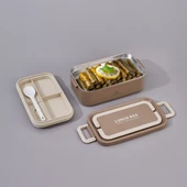 Aryıldız Bento Lunch Box Yemek Termosu Haki 1000 Ml Ar262139 - 1