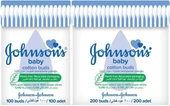 Johnsons Baby Kulak Temizleme Çubuğu 100 Adet + 200 Adet Toplam 300 Adet (Karma Set) - 1
