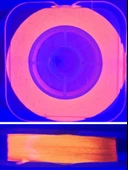 Eagenset Organze İp Çapari İpi Ultraviyole Uv Neon Turuncu Makara thumbnail 2