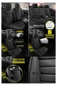 Nissan Terrano Koltuk Kılıfı Jet Deri Siyah thumbnail 2
