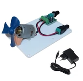 Pervaneli Motor Hızı Ayarlanabilen Adaptörlü Öğrenci Deney Devresi thumbnail 1