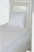 mycey 90x190 Cm Hem Çarşaf Hem Alez Tek Kişilik Fitted Alez Sıvı Geçirmez Micro Kumaş - 4