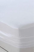 mycey Sıvı Geçirmez Çift Kişilik Alez Battal Boy 200x200x30 Cm %100 Pamuk Fitted thumbnail 1