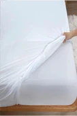 Bebesi Fitted Alez Tek Çift Battal Boy Sıvı Geçirmez Pamuk Kumaş Yatak Koruyucu Alez - 2