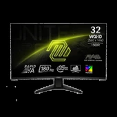 MSI MAG 32CQ6F 31.5" 180Hz 0.5ms AdaptiveSync HDR400 WQHD Rapid VA Curved 1500R Gaming Monitör thumbnail 1