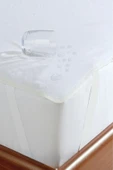 Bebesi Bebe Alezi 60x110 Cm Sıvı Geçirmez Çok Amaçlı Pamuk Kumaş Köşe Lastikli - 1