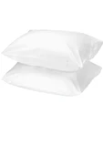 Altın Karma 2 Adet Yastık Kılıfı Pamuklu Beyaz 50x70 Cm  Beyaz thumbnail 3