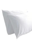Bebesi 1 Adet Pamuklu Yastık Kılıfı 50x70 cm Fermuarsız Beyaz - 5