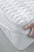 Evony Fitted Kapitoneli 100x200 Cm Tek Kişilik Yatak Koruyucu Çarşaf thumbnail 5