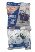 MR.PRATİC Mr.Pratic  3 Adet 360 Döner Başlıklı Yedek Jumbo Mop - 2