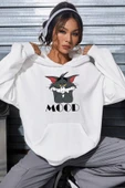Mood Baskılı Unisex Oversize Sweatshirt thumbnail 1