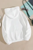 Bear Baskılı Unisex Oversize Sweatshirt - 2