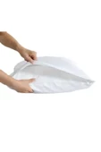 mycey 2 Adet Pamuklu Yastık Kılıfı Fermuarsız Beyaz 50x70 Cm - 2