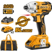 İngco Cırlı2002 Li-ion Akülü Vidalama 1/4" 20v 2.0ah - 1